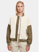 Urban Classics Zomerjas Ladies Oversized Sherpa Mixed Transition beige