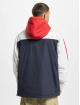 Urban Classics Zomerjas 3-Tone Padded Pull Over Hooded blauw