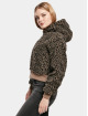 Urban Classics Zomerjas Ladies Short Oversized Aop Sherpa bont