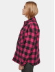 Urban Classics Zomerjas Ladies Flanell Padded paars