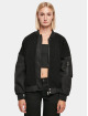 Urban Classics Zomerjas Ladies Oversized Sherpa zwart