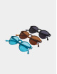 Urban Classics Zonnebril Sunglasses Cypress 3-Pack zwart
