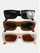 Urban Classics Zonnebril Sanremo 3-Pack zwart