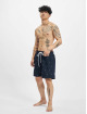 Urban Classics Zwembroek Embroidery Swim blauw