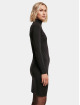Urban Classics Šaty Ladies Stretch Jersey Cut-Out Turtleneck èierna