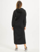 Urban Classics Šaty Ladies Modal Terry Long čern