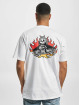 Vans t-shirt Fuego Skeleton Logo wit