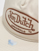 Von Dutch Snapbackkeps Unstructed Utica Cot Twill beige