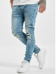 VSCT Clubwear Antifit Thor Slim 5 Pocket Destroyed blau
