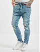 VSCT Clubwear Antifit Thor Slim 5 Pocket Destroyed blau