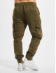 VSCT Clubwear Antifit jeans Nick Cuffed Laces Velcro khaki