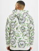 VSCT Clubwear Bluzy z kapturem Skull X Leaf bialy