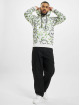 VSCT Clubwear Bluzy z kapturem Skull X Leaf bialy