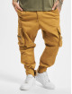 VSCT Clubwear Cargo pants Nolan Cuffed Laces Velcro hnědý