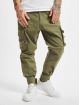 VSCT Clubwear Cargo pants Nolan Cuffed Laces Velcro khaki