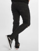 VSCT Clubwear dżinsy przylegające Keanu Leg Zip czarny
