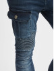 VSCT Clubwear dżinsy przylegające Keanu Biker niebieski