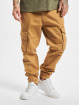 VSCT Clubwear Jean carotte antifit Clubwear Nick Cuffed Laces Velcro beige