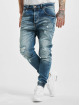 VSCT Clubwear Jean carotte antifit Noah Cuffed Darkblue Random bleu