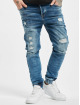 VSCT Clubwear Jean carotte antifit Noah Acid Cuffed Denim bleu