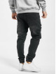 VSCT Clubwear Jean carotte antifit Noah Cuffed Sunfaded Antifit noir