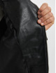 VSCT Clubwear Kurtki skórzane Leatherlook czarny