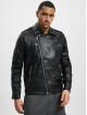 VSCT Clubwear Leather Jacket Leatherlook black