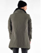 VSCT Clubwear Parka Asymetric Luxury Zipper khaki