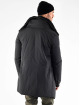 VSCT Clubwear Parka Asymetric Luxury Zipper schwarz