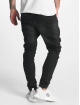 VSCT Clubwear Slim Fit Jeans Thor Slim 7 Pocket with Zips black