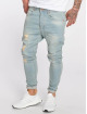 VSCT Clubwear Slim Fit Jeans Keanu Lowcrotch modrá