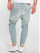 VSCT Clubwear Slim Fit Jeans Keanu Lowcrotch modrá