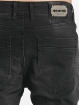 VSCT Clubwear Slim Fit Jeans Thor Slim 7 Pocket Denim with Zips schwarz