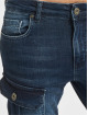 VSCT Clubwear Spodnie Chino/Cargo Keanu Biker niebieski