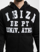 VSCT Clubwear Sweat capuche zippé Ibiza Dept noir