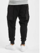 VSCT Clubwear Sweat Pant Lowcrotch Cut To Edge black