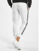 VSCT Clubwear Sweat Pant Tapered Antifit Zipped white