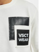 VSCT Clubwear Swetry Crewneck Logo Patch bialy