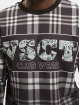 VSCT Clubwear Swetry Clubwear Checked Crewneck Logo czarny
