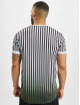 VSCT Clubwear T-Shirt Graded Coach Striped Logo weiß