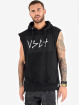 VSCT Clubwear Tank Top Clubwear Logo Hooded svart