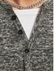 VSCT Clubwear Tričká dlhý rukáv Buttoned Double Optic šedá