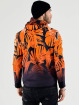 VSCT Clubwear Zip Hoodie Graded Tech Fleece Hooded Leaf-Camo pomaranczowy