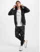 VSCT Clubwear Zip Hoodie Graded Abstract Checks svart