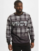VSCT Clubwear Пуловер Clubwear Checked Crewneck Logo черный