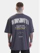 Who Shot Ya? T-shirts Label Oversize grå