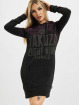 Yakuza 893Allover Lite Hoodie Dress Schwarz