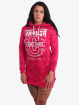 Yakuza Dress Ccn Allover Hooded pink
