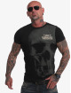 Yakuza T-Shirt Cuernos De Chivo Skull noir