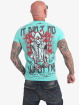 Yakuza T-Shirt No Fun turquoise